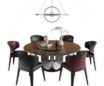 Modern Dining Table And Chairs-ID:621399971