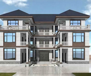 New Chinese Style Detached Villa-ID:225912098