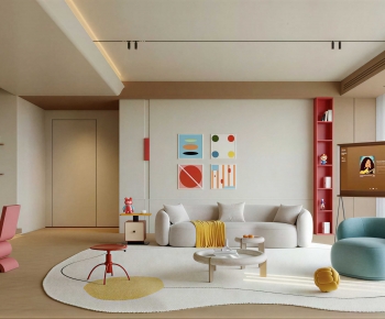 Modern A Living Room-ID:278640994