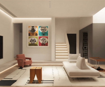 Modern A Living Room-ID:750103008