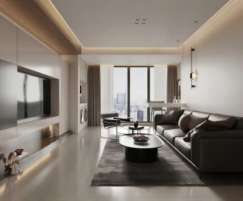 Modern A Living Room-ID:783382894