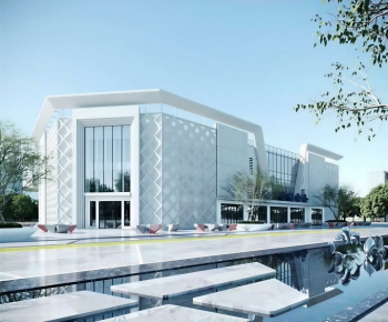 Modern Appearance Of Commercial Building-ID:109004026