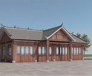 Chinese Style Ancient Architectural Buildings-ID:155045998