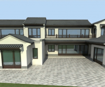 New Chinese Style Courtyard/landscape-ID:105628978