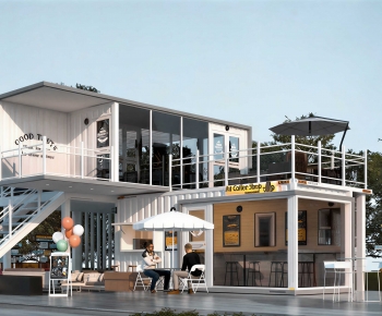 Modern Appearance Of Commercial Building-ID:883163936