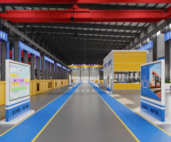 Modern Factory Floor/warehouse-ID:398785111