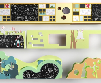 New Chinese Style TV Wall-ID:665457963