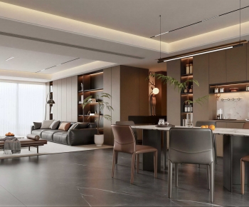 Modern A Living Room-ID:910377984
