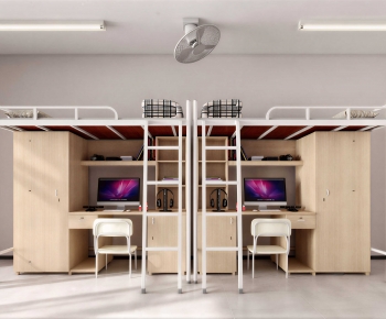 Modern Bunk Bed-ID:123611939
