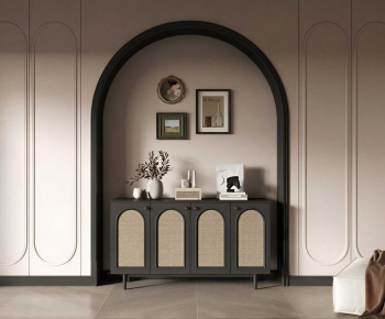 Modern Entrance Cabinet-ID:397072085
