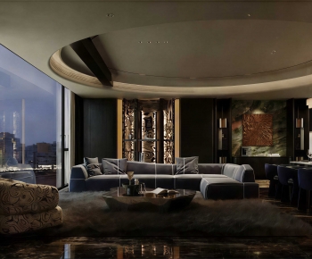 Modern A Living Room-ID:638266093