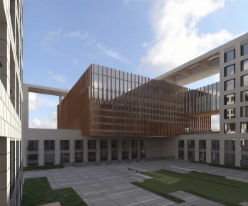 Modern Appearance Of Commercial Building-ID:583276994