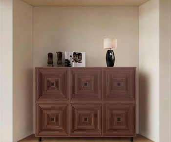 Wabi-sabi Style Entrance Cabinet-ID:980056059