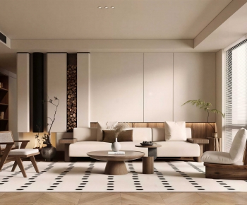 Modern A Living Room-ID:189450035