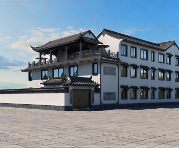 New Chinese Style Appearance Of Commercial Building-ID:296281103