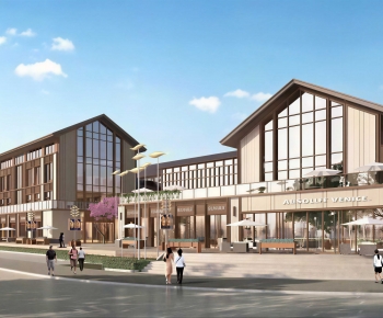 New Chinese Style Commercial Street-ID:763319976