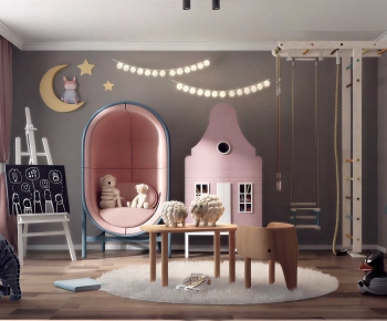 Modern Children's Room Activity Room-ID:164309987