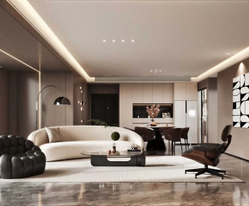 Modern A Living Room-ID:176889918