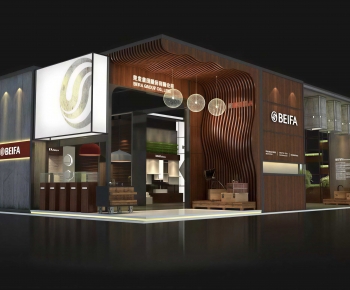 Modern Exhibition Hall-ID:329699998