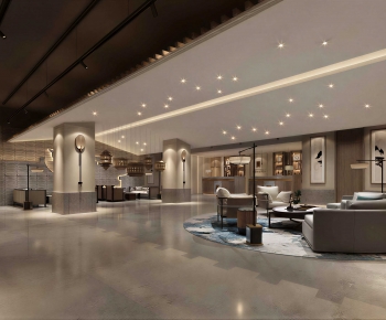 New Chinese Style Lobby Hall-ID:992734915