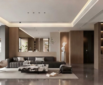 Modern A Living Room-ID:750861279