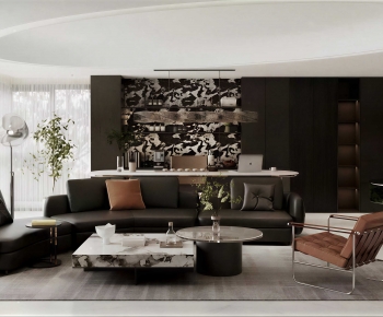 Modern A Living Room-ID:232785949