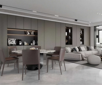Modern A Living Room-ID:375184064