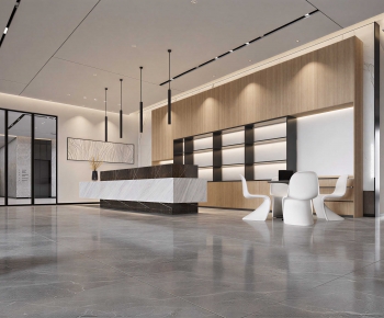 Modern Office Reception Desk-ID:340282922
