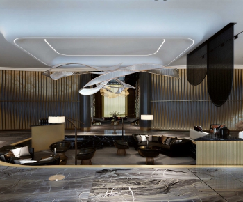 Modern Office Reception Desk-ID:123178969