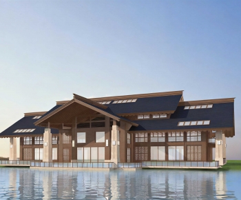 New Chinese Style Appearance Of Commercial Building-ID:402600857
