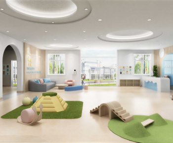 Modern Kindergarten Hall-ID:258003954