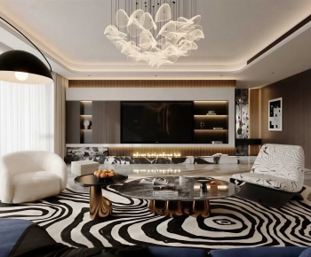 Modern A Living Room-ID:477480949