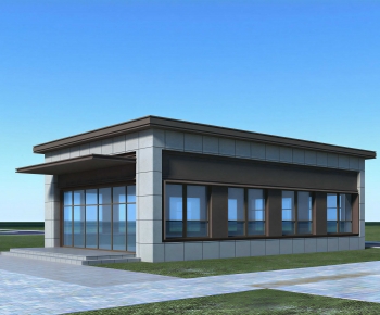New Chinese Style Public Building-ID:588114987