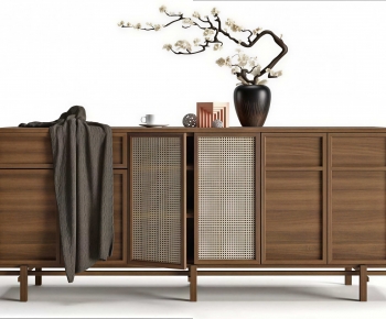 Wabi-sabi Style Entrance Cabinet-ID:623984102