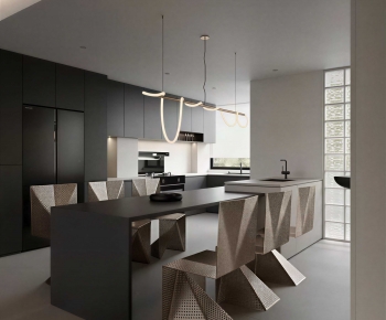 Modern Dining Room-ID:654836894