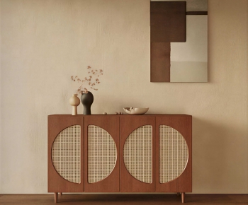 Wabi-sabi Style Entrance Cabinet-ID:637389905