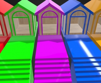 Modern Cartoon House-ID:903321036