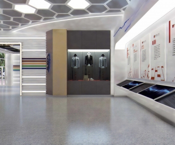 Modern Exhibition Hall-ID:704808001