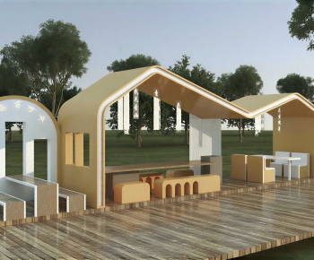Modern Public Building-ID:138875966