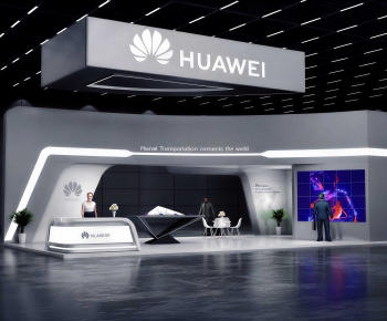 Modern Exhibition Hall-ID:627785925