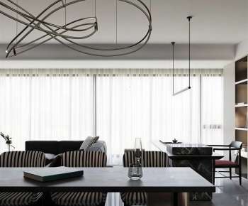 Modern A Living Room-ID:650125034