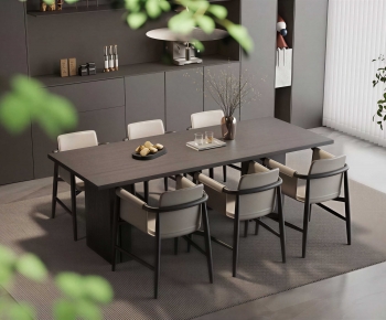 Modern Dining Table And Chairs-ID:214791062