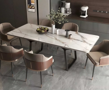 Modern Dining Table And Chairs-ID:847151996