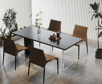 Modern Dining Table And Chairs-ID:621512899