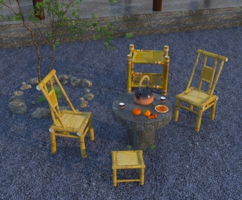 New Chinese Style Outdoor Tables And Chairs-ID:798218013