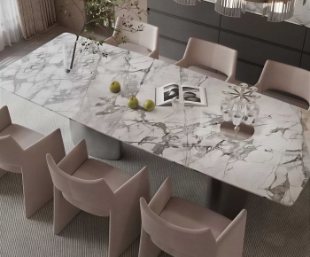 Modern Dining Table And Chairs-ID:507004988