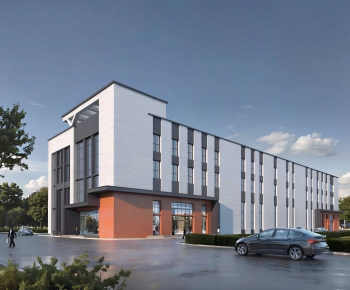 Modern Industrial Building-ID:970737934