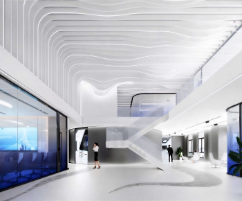 Modern Office Reception Desk-ID:452255964