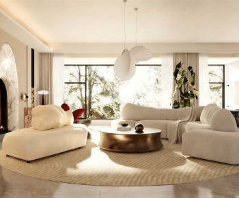 Modern A Living Room-ID:223690998