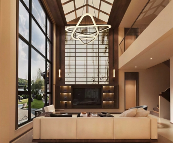 Modern A Living Room-ID:758474119